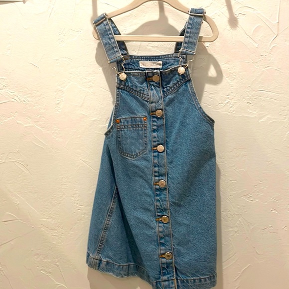 Dresses Zara Denim Jumper Girls Sz 8 Poshmark